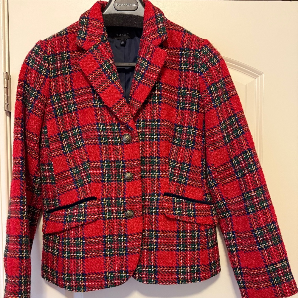 Talbots 3 Button Lined Blazer - image 3